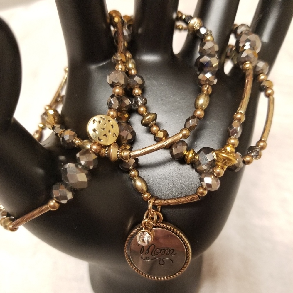 Handmade stretch bracelets - Picture 4 of 4